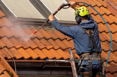 Démoussage et hydrofuge de toiture à Trancault